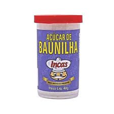 AÇÚCAR DE BAUNILHA TUBO INCAS 40G C/12UN