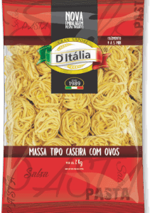 MASSA FETTUCCINE D’ITÁLIA 2KG C/06UN