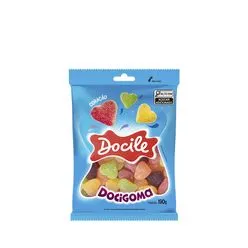 GOMA CORAÇÃO SORTIDO DOCILE 190G (80112)