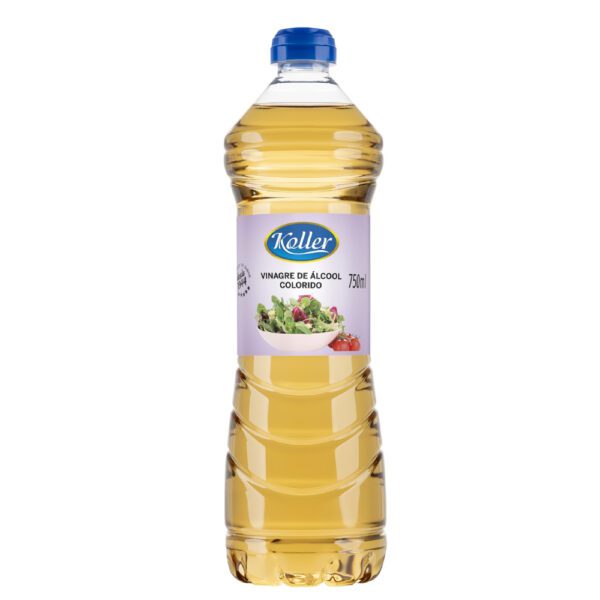 VINAGRE ÁLCOOL COLORIDO KOLLER 750ML C/12UN