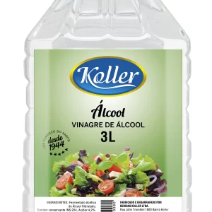 VINAGRE BRANCO DE ÁLCOOL KOLLER 3L C/04UN