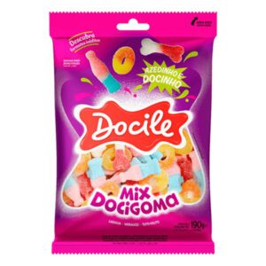 GOMA MIX AZEDINHAS E DOCINHAS DOCILE 190G (80134)