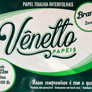 TOALHA INTERFOLHAS BRANCO LUXO C/1000UN