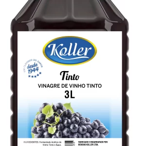 VINAGRE VINHO TINTO KOLLER 3L C/04UN
