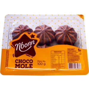 CHOCOMOLE PRETA BANDEJA NBONN 100G