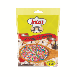 CHOCOLATE COLORIDO INCAS 80G C/20UN