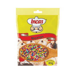CONFEITO MICANGA INCAS 80G C/20UN