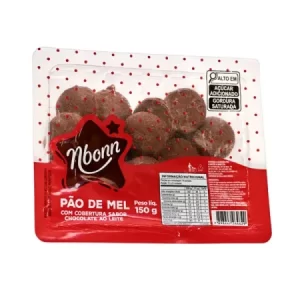 PAO DE MEL AO LEITE BANDEJA NBONN 150G (60)