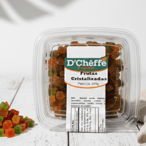 FRUTAS CRISTALIZADAS D CHEFFE 250G