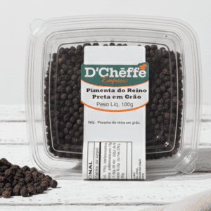 PIMENTA DO REINO PRETA EM GRAO D CHEFFE 100G
