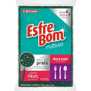 ESPONJA DE LOUCA ESFREBOM L4 P3